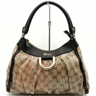 グッチ(Gucci)のグッチ ハンドバッグ アビーライン ブラウン GGクリスタル レディース 265692 GUCCI【中古】(ハンドバッグ)