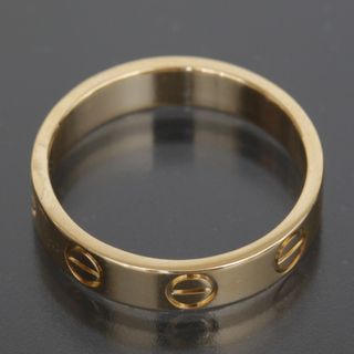 カルティエ(Cartier)のカルティエミニラブ リング 6号(46) 指輪 750 K18YG 2.6g(リング(指輪))