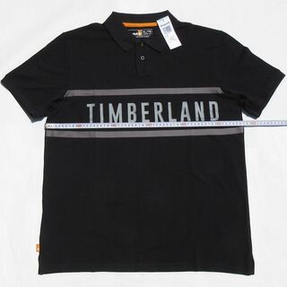 ティンバーランド(Timberland)の新品 ティンバーランド 半袖 ポロ シャツ メンズ XL ブラック  LL O(ポロシャツ)