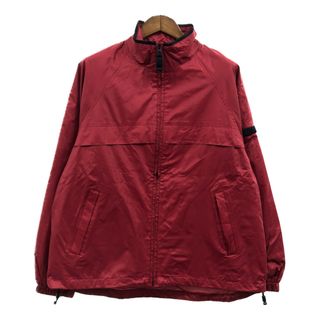 オールドネイビー(Old Navy)のOLD NAVY オールドネイビー ナイロンジャケット レッド (メンズ M) 中古 古着 Q8256(その他)