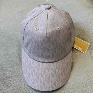 【新品未使用】MICHAEL KORS キャップ　帽子　フリーサイズ　紫　レア