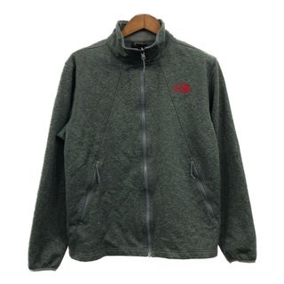 ザノースフェイス(THE NORTH FACE)のTHE NORTH FACE ノースフェイス ソフトシェルジャケット アウトドア グレー (メンズ M) 中古 古着 Q8264(その他)