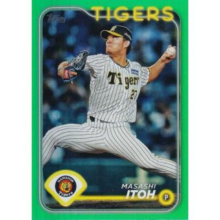 【グリーンパラレル 85/99】NPB ベースボールカード 212 伊藤将司 阪神タイガース (ベースカード) 2024 TOPPS(その他)