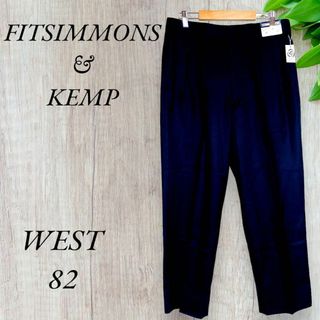 FITSIMMONS&KEMP 新品 スラックス パンツ  ビジネス 黒 350(スラックス)