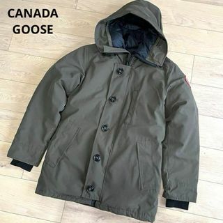 カナダグース(CANADA GOOSE)のカナダグース　シャトーパーカ　ファー付き　カーキ　ダウンジャケット　Sサイズ(ダウンジャケット)