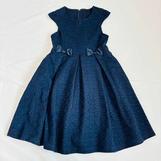 anyFAM - 美品 anyFAM フォーマル 140 女の子 ワンピース レース リボン