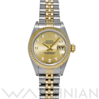 ロレックス(ROLEX)の中古 ロレックス ROLEX 69173G T番(1996年頃製造) シャンパン /ダイヤモンド レディース 腕時計(腕時計)