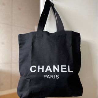 Chanel キャンバス　トートバッグ　(ブラック)