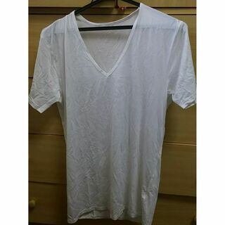 白半袖ｖ(Tシャツ/カットソー(半袖/袖なし))