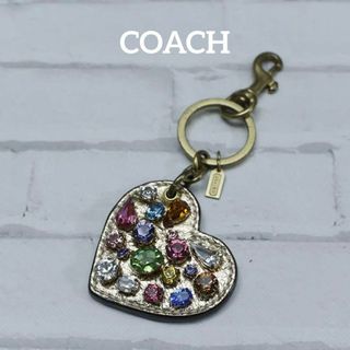 コーチ(COACH)の【匿名配送】COACH コーチ キーリング キーホルダー ハート ゴールド 2(チャーム)