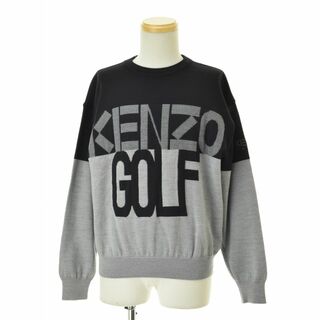 KENZO - 【KENZO】GOLF OLD ロゴ長袖ニットセーター