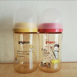 Pigeon - ピジョン 母乳実感 哺乳瓶 240 ml プラスチック 2本