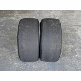 ダンロップ スリックタイヤ 225/585R15 中古2本セット(タイヤ)