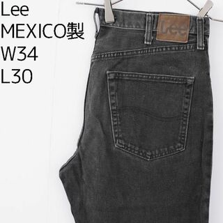 Lee - LEE リー W34 ブラックデニム ボトム パンツ 黒 9331