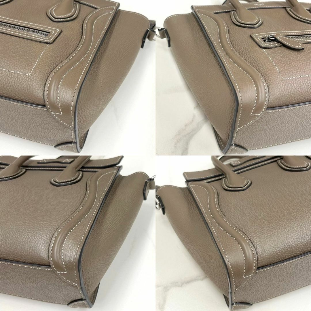CELINE - セリーヌ ラゲージ ナノ レザー 2way ハンドバッグ CELINE - セリーヌ ラゲージ ナノ レザー 2way ハンドバッグ