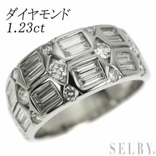 Pt900 ダイヤモンド リング 1.23ct (リング(指輪))