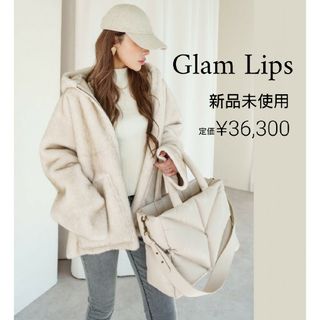 Glam Lips FUR ボンディング フーディー ブルゾン(毛皮/ファーコート)