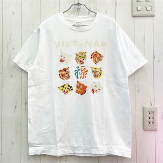 HOUSTON ヒューストン VIETNAM TEE スーベニアプリント半袖T(Tシャツ/カットソー(半袖/袖なし))