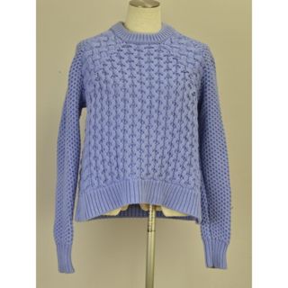 アクネ ストゥディオズ Acne Studios ニット 編み込み XSサイズ ブルー レディース e_u F-L7912