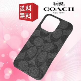 COACH - 【新品 未使用】コーチ iPhone13Proケース ブラック CO-401