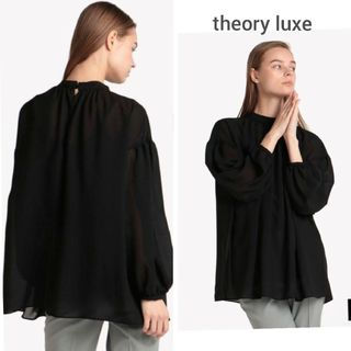 theory luxe ウォッシャブル　シフォンブラウス（タグ付き未使用品）