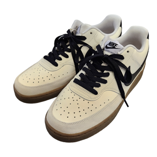 ナイキ(NIKE)のNIKE ナイキ COURT VISION LO コート ビジョン LO スニーカー メンズ ローカット SAIL/BLACK 26cm MFQ8075-133 中古 T1(スニーカー)