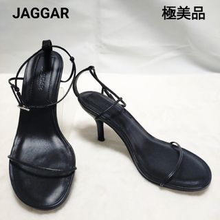 【極美品】JAGGAR アンクルストラップサンダル 36(サンダル)