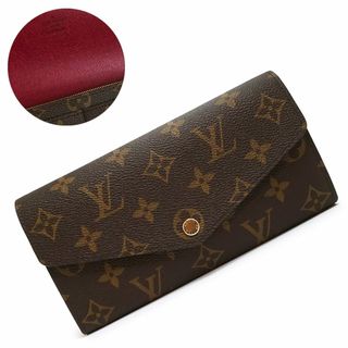 ルイヴィトン(LOUIS VUITTON)のルイ ヴィトン ポルトフォイユ サラ 二つ折り長財布 モノグラム ブラウン フューシャ 茶 ゴールド金具 M62234 箱付 LOUIS VUITTON（新品・未使用品）(財布)