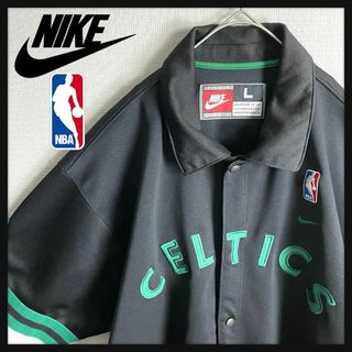 ナイキ(NIKE)の【レトロデザイン☆セルティックス☆】ナイキ NBA刺繍 ウォームアップ Tシャツ(Tシャツ/カットソー(半袖/袖なし))