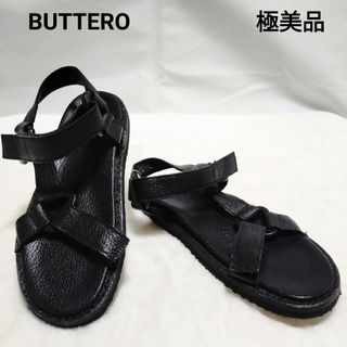 ブッテロ(BUTTERO)の【極美品】BUTTERO ブッテロ レザーフットベッドスポーツサンダル 26cm(サンダル)