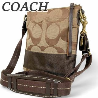 コーチ(COACH)のコーチ ショルダーバッグ クロスボディバッグ サコッシュ ダークブラウン 肩掛け(ショルダーバッグ)