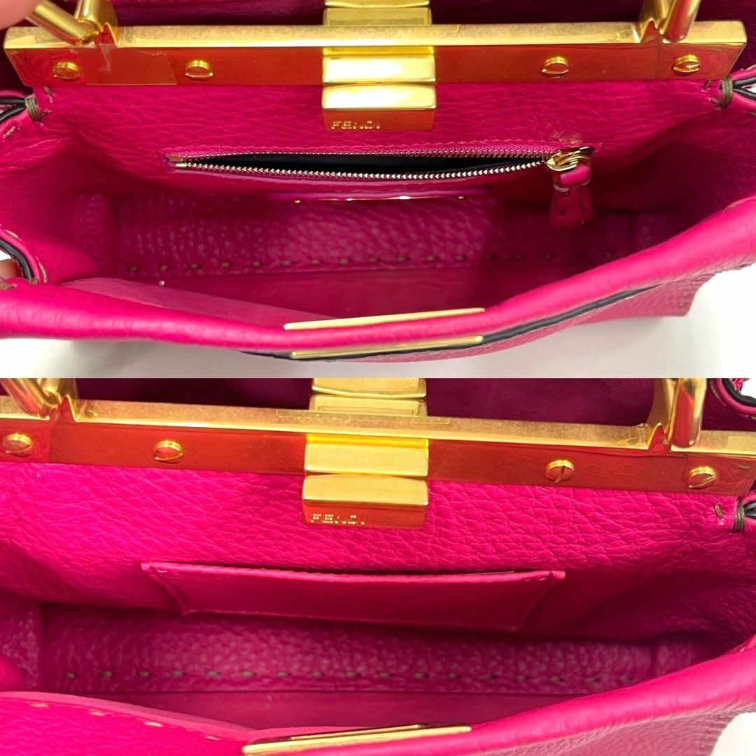 FENDI - 美品☆ フェンディ ピーカブー ミニ セレリア ピンク FENDI - 美品☆ フェンディ ピーカブー ミニ セレリア ピンク
