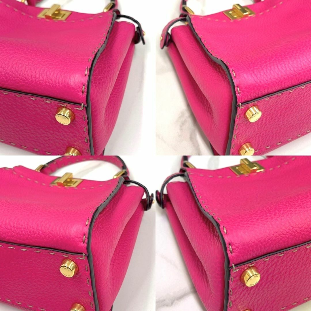 FENDI - 美品☆ フェンディ ピーカブー ミニ セレリア ピンク FENDI - 美品☆ フェンディ ピーカブー ミニ セレリア ピンク