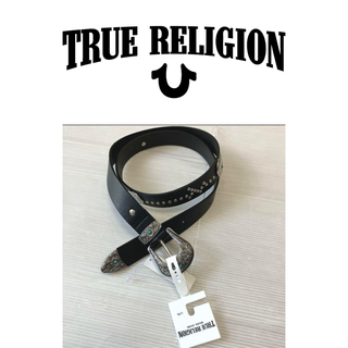 トゥルーレリジョン(True Religion)の送料無料 新品 TRUE RELIGION レディースベルトM/L(USサイズ)(ベルト)