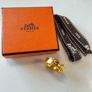 エルメス(Hermes)のHermes　エルメス　ゴールド　バックルデザイン　スカーフリング　サンチュール(その他)