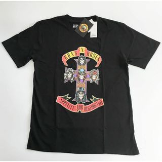 r608 4L　現品限り【新品】ガンズ・アンド・ローゼズ　ビッグTシャツ(Tシャツ/カットソー(半袖/袖なし))