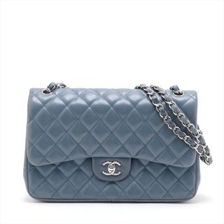 シャネル(CHANEL)のシャネル  ラムスキン  ブルー レディース ショルダーバッグ(ショルダーバッグ)