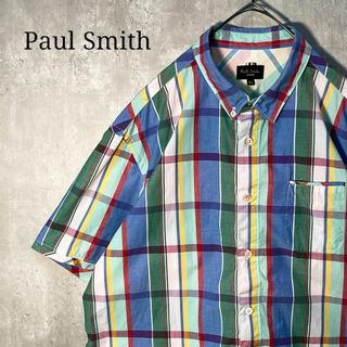 ポールスミス(Paul Smith)のPaul Smith ポールスミス 半袖 シャツ マルチクロス マドラスチェック(シャツ)