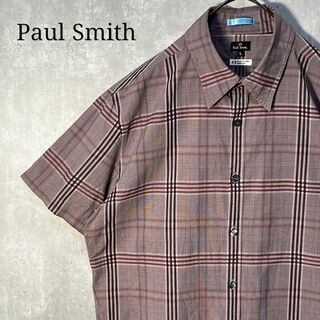 ポールスミス(Paul Smith)のPaul Smith ポールスミス 半袖 シャツ グレンチェック 日本製(シャツ)
