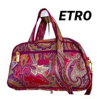 ETRO - エトロ　ETRO ペイズリー  2way ボストンバッグ　ショルダー　 紐有り