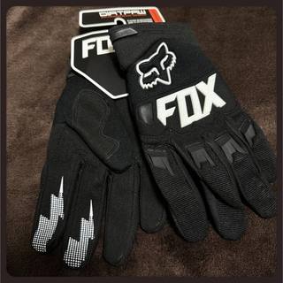 白黒 FOX フォックス グローブ手袋 