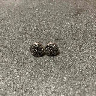 VINTAGE ヴィンテージ シルバー925トライバルデザインピアス/アクセ