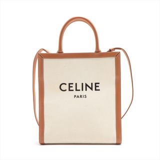 セリーヌ(celine)のセリーヌ バーティカルカバ キャンバス×レザー   レディース ハンドバッ(ハンドバッグ)