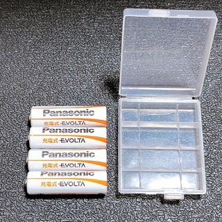 パナソニック(Panasonic)のパナソニック 充電式エボルタ ニッケル水素電池 単3形 4本＋ケース(その他)