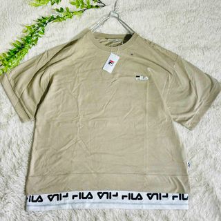 フィラ(FILA)の✨新品タグ✨FILAフィラ　ユニセックス　半袖Tシャツ　小さめロゴマークあり(Tシャツ/カットソー(半袖/袖なし))