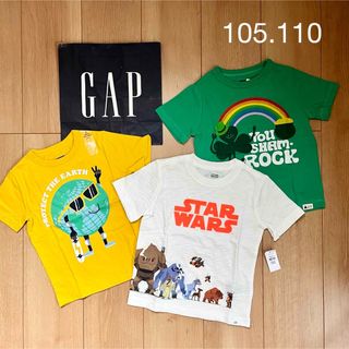 6 新品　baby gap 半袖　Tシャツ 105 110 綿　男の子(Tシャツ/カットソー)