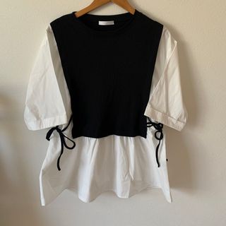 chocol raffine robe - ベスト　ドッキングトップス　