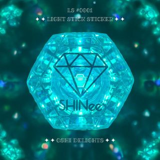 シャイニー(SHINee)のSHINee キー KEY ペンライト ホログラムステッカー(アイドルグッズ)