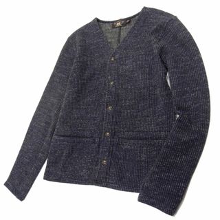 ダブルアールエル(RRL)の極美品 定価40,600円◇RRL Cotton-Blend Fleece Cardigan ビーチクロス カーディガン ダブルアールエル/ラルフローレン ジャケット メンズ(カーディガン)