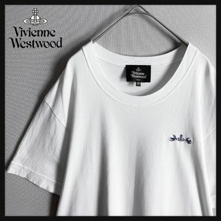 ヴィヴィアンウエストウッド(Vivienne Westwood)の【☆人気モデル☆入手困難オーブ】ヴィヴィアンウエストウッド 刺繍ロゴTシャツ(Tシャツ/カットソー(半袖/袖なし))